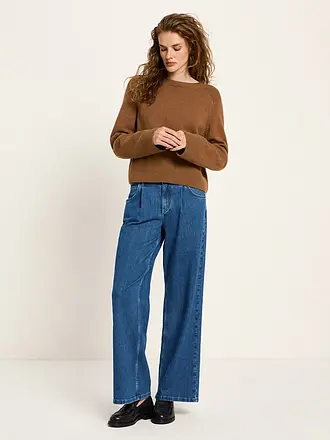 LANIUS | Pullover Cropped Fit | camel